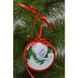 Набір для вишивки бісером Барвиста Вишиванка Пошита новорічна іграшка Голубка (серія: Ангелики) 10х10 ТР214аБ1010k