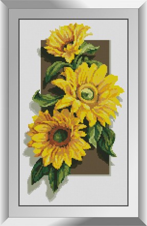 Солнечные цветы. Набор алмазной живописи. Dream Art (31567D) - Вышивка крестиком и бисером - Овца Рукодельница