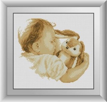 Набір для малювання каменями алмазний живопис Dream Art Малюк (квадратні, повний) 30566D - Вишивка хрестиком і бісером - Овечка Рукодільниця