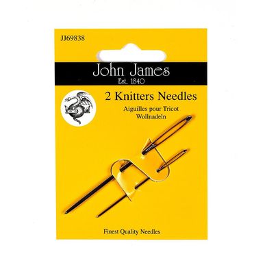 Knitters (2шт). Набір голок для в'язальниць. John James (JJ69838) - Вишивка хрестиком і бісером - Овечка Рукодільниця