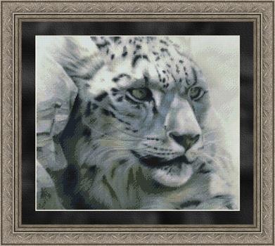 Solitary Watch - Snow Leopard Kustom Krafts (38017) - Вишивка хрестиком і бісером - Овечка Рукодільниця