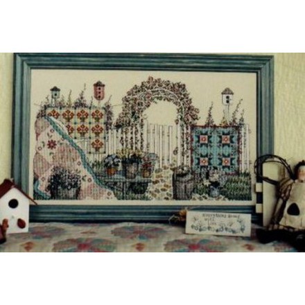 Схема для вышивки крестиком Spring In My Garden Linda Myers - Вишивка хрестиком і бісером - Овечка Рукодільниця