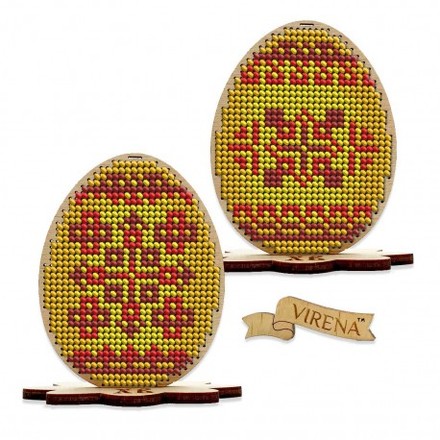 Пасхальне яйце, символ "Воля" Заготовка для вишивки бісером VOLOSHKA ЯПФ_125 - Вишивка хрестиком і бісером - Овечка Рукодільниця