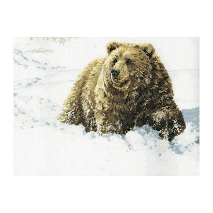 Набор для вышивания Janlynn 023-0279 Heavy Going Grizzly - Вышивка крестиком и бисером - Овца Рукодельница