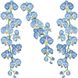Заготовка жіночої вишиванки Блакитні орхідеї для вишивки бісером БЖ085кБнннн