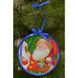 Набір для вишивки нитками Барвиста Вишиванка Пошита новорічна іграшка Чемним дітям (серія: Ніч чудес) 14х14 ТР208аБ1414i