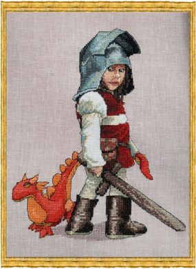 Chevalier & Doudou/Рыцарь и мягкая игрушка. Набор для вышивания крестом. Nimue (123 K) - Вышивка крестиком и бисером - Овца Рукодельница