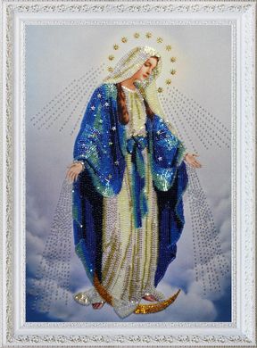 Икона Пресвятая Дева Мария. Набор для вышивания бисером. Картины бисером (Р-283кб) - Вышивка крестиком и бисером - Овца Рукодельница