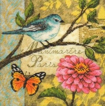 Набір для вишивки хрестиком Dimensions 70-65103 Bird Poste - Вишивка хрестиком і бісером - Овечка Рукодільниця