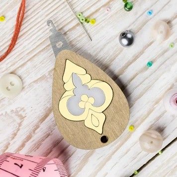 Золота бурулька Нитковдівач&nbsp;Wonderland Crafts FLNT-037 - Вишивка хрестиком і бісером - Овечка Рукодільниця