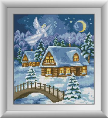 Зимняя ночь. Набор алмазной живописи. Dream Art (31044D) - Вышивка крестиком и бисером - Овца Рукодельница