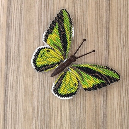 Ornithoptera goliath. Метелик Набір для вишивання хрестиком ArtInspirate BUT-20 - Вишивка хрестиком і бісером - Овечка Рукодільниця