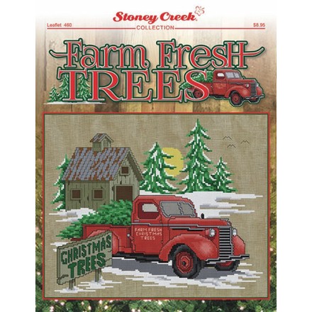 Farm Fresh Trees Схема для вышивания крестом Stoney Creek LFT460 - Вышивка крестиком и бисером - Овца Рукодельница