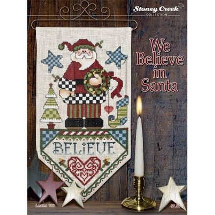 We Believe in Santa Схема для вышивания крестом Stoney Creek LFT186 - Вишивка хрестиком і бісером - Овечка Рукодільниця