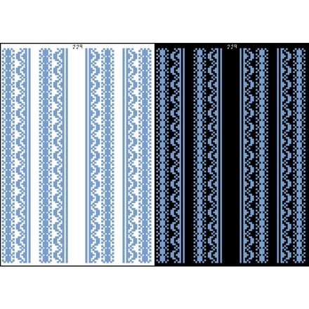 Канва с нанесенным рисунком для вышивки бисером и нитками на водорастворимом клеевом флизелине ФЛ229гн2030