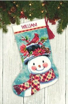 Набір для вишивання гобеленом Dimensions Seasonal Snowman 71-09159 - Вишивка хрестиком і бісером - Овечка Рукодільниця