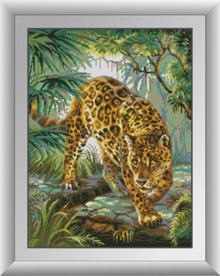 Леопард в джунглях. Набор алмазной живописи. Dream Art (31043D) - Вышивка крестиком и бисером - Овца Рукодельница