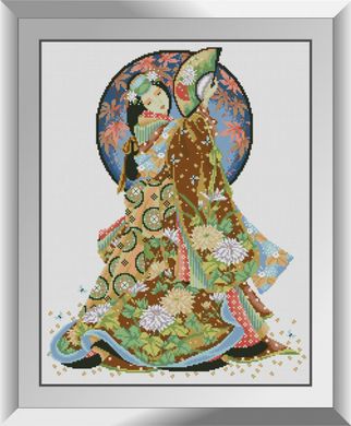 Гейша с веером. Набор алмазной живописи. Dream Art (31565D) - Вышивка крестиком и бисером - Овца Рукодельница