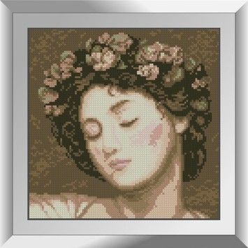 Набір для малювання каменями алмазний живопис Dream Art Леді Леона (квадратні, повна) 31315D - Вишивка хрестиком і бісером - Овечка Рукодільниця