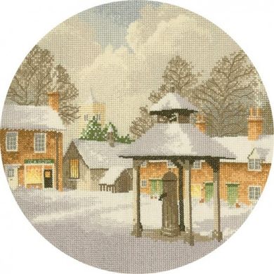 Зимове село Схема для вишивання хрестом Heritage Crafts HC396 - Вышивка крестиком и бисером - Овца Рукодельница