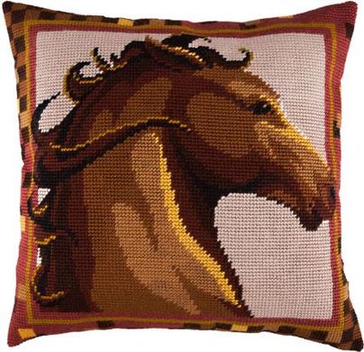 Конь. Набор для вышивки подушки. Чарівниця (V-113) - Вышивка крестиком и бисером - Овца Рукодельница