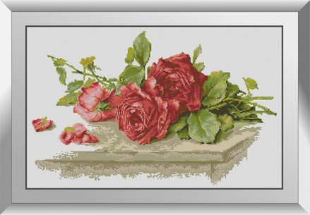 Червоні троянди. Набір алмазний живопис. Dream Art (31582D) - Вишивка хрестиком і бісером - Овечка Рукодільниця