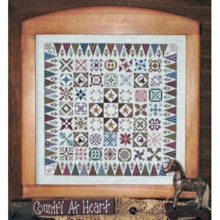 Схема для вышивки крестиком Country Jane Linda Myers - Вишивка хрестиком і бісером - Овечка Рукодільниця