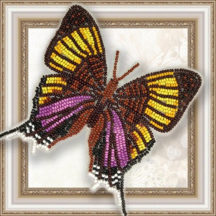 Набор для вышивки бисером бабочки на прозрачной основе Вдохновение Марпезия Марселла BGP-027 - Вишивка хрестиком і бісером - Овечка Рукодільниця